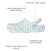 Crocs Unisex-Adult Classic Clog – Seasonal Graphic(White/Blue 1)