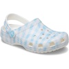 Crocs Unisex-Adult Classic Clog – Seasonal Graphic(White/Blue 1)