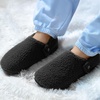 Crocs Unisex-Adult Classic Cozzzy Lined Slipper(Black)