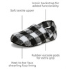 Crocs Unisex-Adult Classic Cozzzy Lined Slipper(Buffalo Plaid/Varsity Black/White)