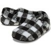 Crocs Unisex-Adult Classic Cozzzy Lined Slipper(Buffalo Plaid/Varsity Black/White)