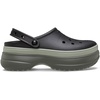 Crocs Unisex-Adult Classic Stacked Clogs Platform Platform(Black)