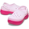 Crocs Unisex-Adult Classic Stacked Clogs Platform Platform(Dragon Fruit)