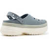 Crocs Unisex-Adult Classic Stacked Clogs Platform Platform(Frosted Concrete)
