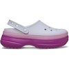 Crocs Unisex-Adult Classic Stacked Clogs Platform Platform(Grapeberry)