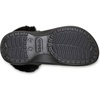 Crocs Women’s Classic Platform Fuzz Lined Clogs, Fuzzy Slippers(Black)