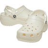 Crocs Women’s Classic Platform Glitter Clog(Chalk)