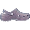 Crocs Women’s Classic Platform Glitter Clog(Purple Moon)