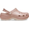 Crocs Women’s Classic Platform Glitter Clog(Quartz)