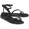 Crocs Women’s Miami Ankle Strap Sandals | Adjustable Heel Strap | 360 Degree Comfort| Croslite Foam Footbed(Black)