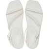 Crocs Women’s Miami Ankle Strap Sandals | Adjustable Heel Strap | 360 Degree Comfort| Croslite Foam Footbed(Chalk)