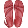 Crocs Women’s Miami Ankle Strap Sandals | Adjustable Heel Strap | 360 Degree Comfort| Croslite Foam Footbed(Court Red)