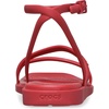 Crocs Women’s Miami Ankle Strap Sandals | Adjustable Heel Strap | 360 Degree Comfort| Croslite Foam Footbed(Court Red)
