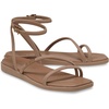 Crocs Women’s Miami Ankle Strap Sandals | Adjustable Heel Strap | 360 Degree Comfort| Croslite Foam Footbed(Milk Chocolate)