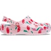 Crocs Unisex-Adult Classic Clog – Seasonal Graphic(Pink Milk/Cherries)