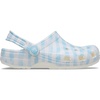 Crocs Unisex-Adult Classic Clog – Seasonal Graphic(White/Blue 1)