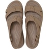 Crocs womens Brooklyn Knot Low Wedge Platform Sandals(Latte Knot)