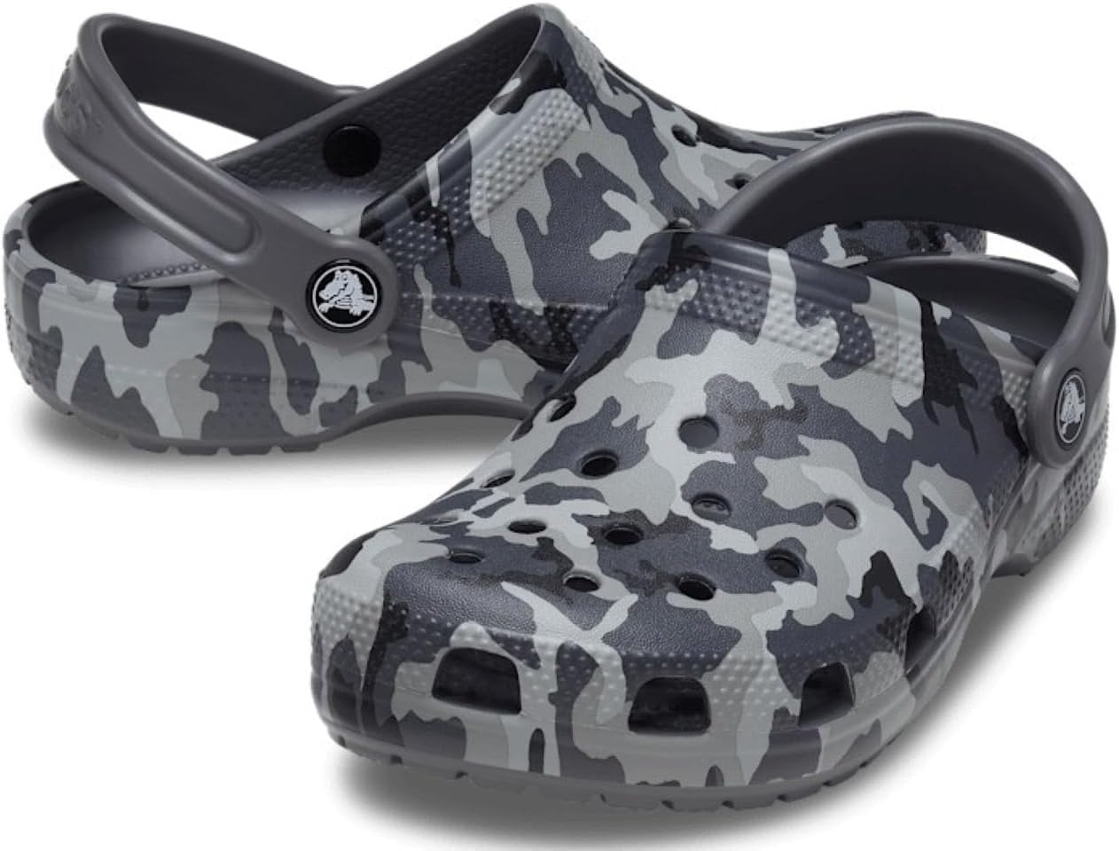 image:imageCrocs UnisexChild Classic Graphic Clog Casual ShoesBlackGrey