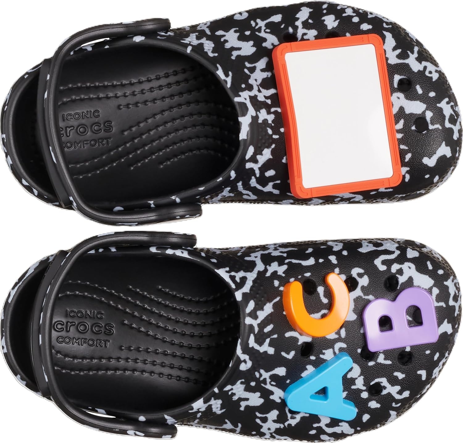image:imageCrocs UnisexChild Classic Graphic Clog Casual ShoesBlackWhite