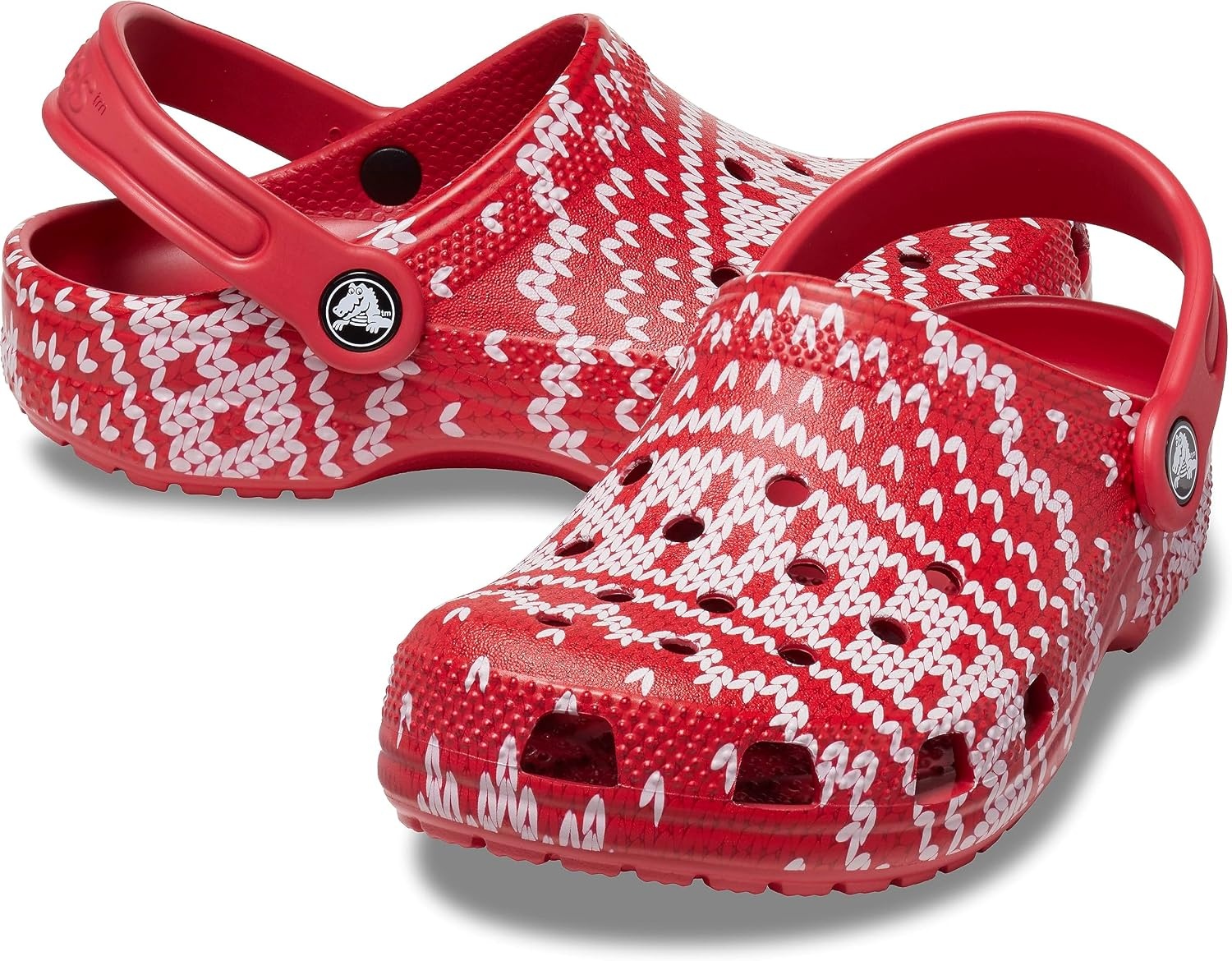 image:imageCrocs UnisexChild Classic Graphic Clog Casual ShoesHoliday Sweater Print