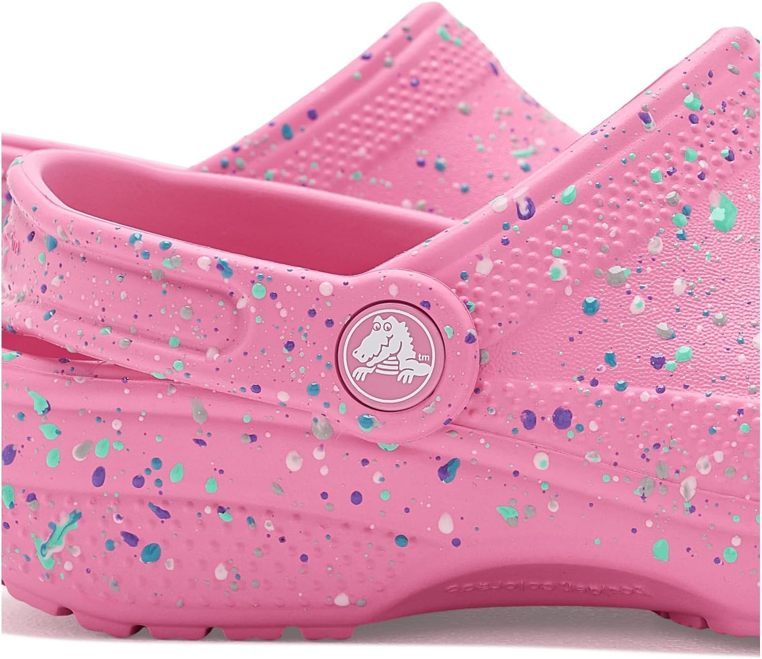 image:imageCrocs UnisexChild Classic Graphic Clog Casual ShoesPink LemonadeMulti