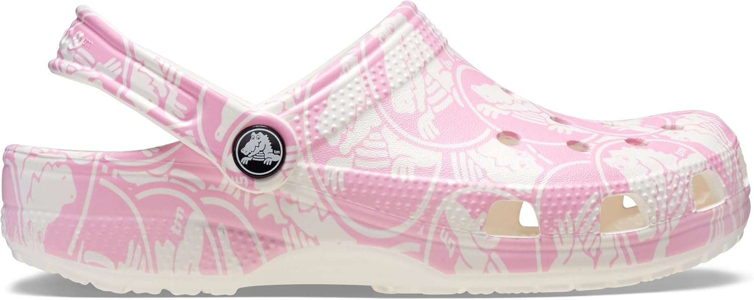 image:imageCrocs UnisexChild Classic Graphic Clog Casual ShoesPink Tweed