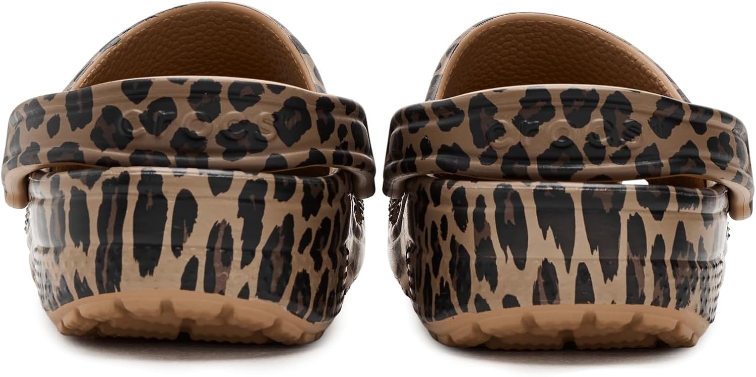 image:imageCrocs UnisexChild Classic Graphic Clog Casual ShoesSepiaLeopard