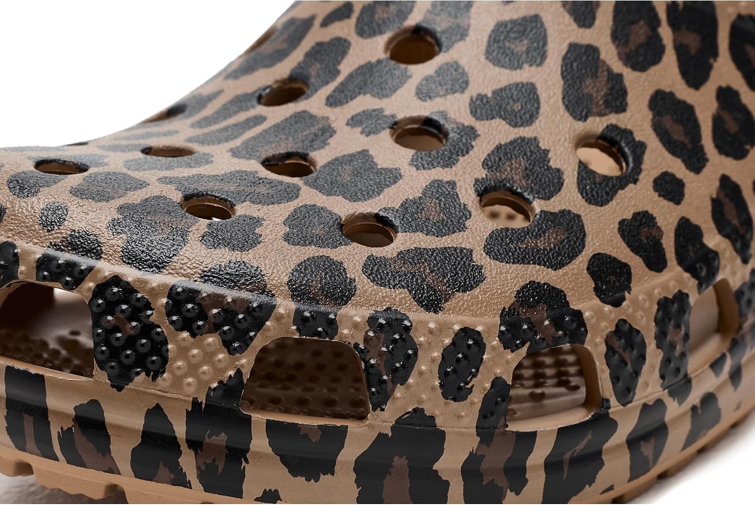 image:imageCrocs UnisexChild Classic Graphic Clog Casual ShoesSepiaLeopard