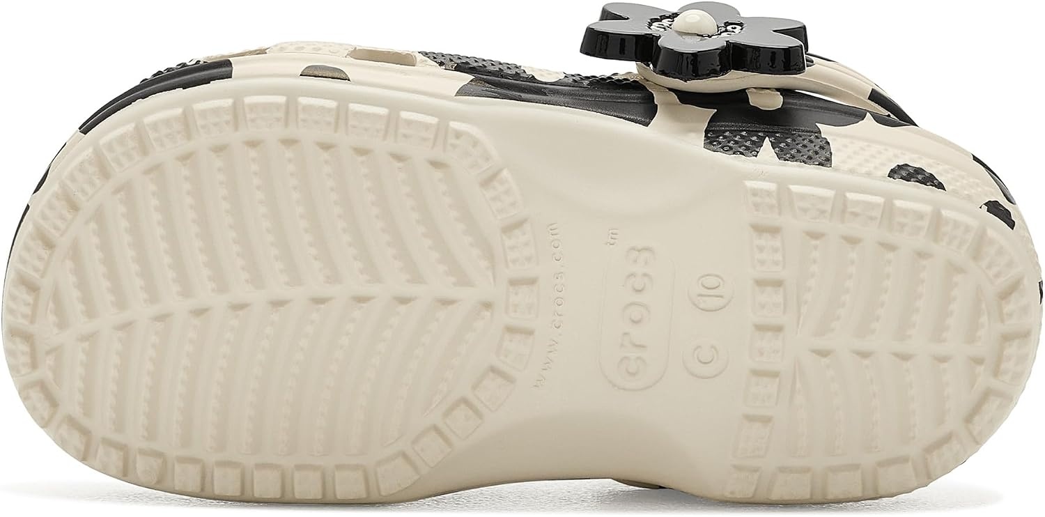 image:imageCrocs UnisexChild Classic Graphic Clog Casual ShoesSummit WhiteBlack