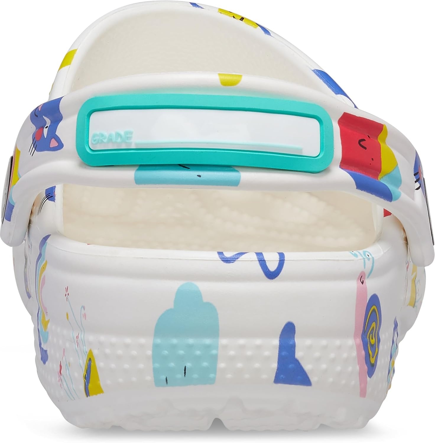 image:imageCrocs UnisexChild Classic Graphic Clog Casual ShoesWhiteMulti
