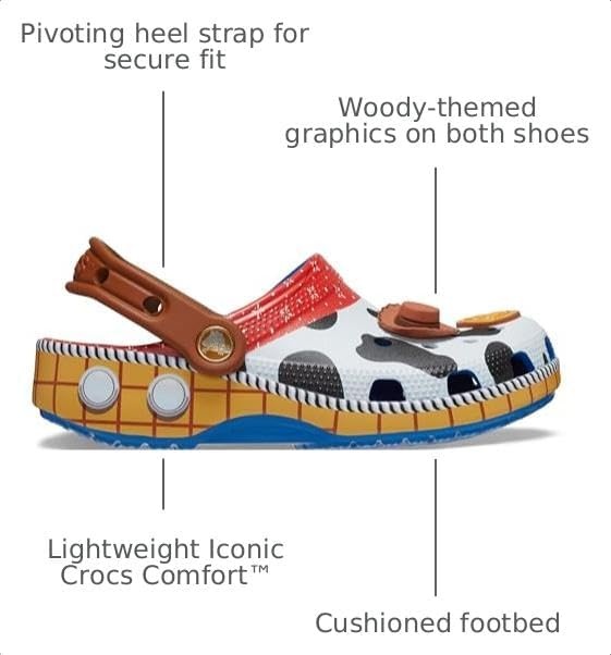 image:imageCrocs UnisexChild Disney Pixar Toy Story Clogs Blue Jean 10 Toddler