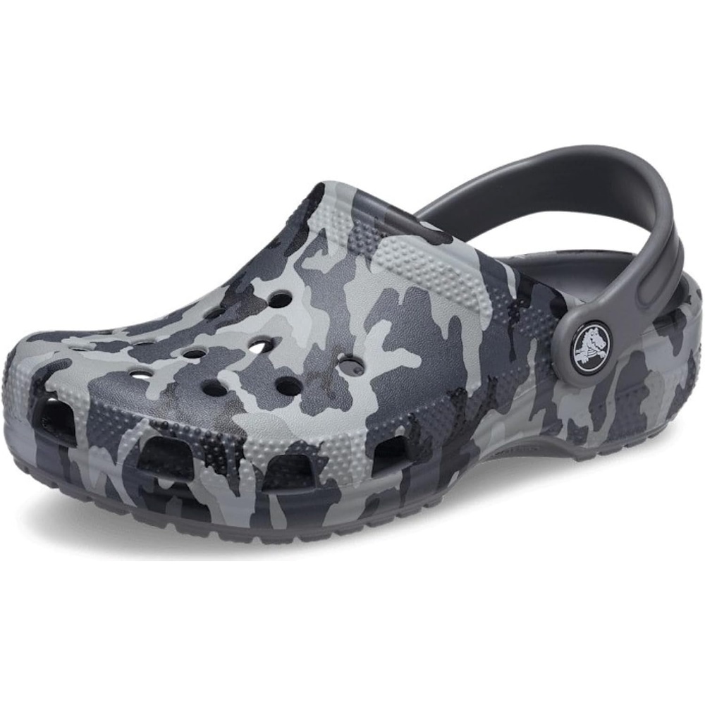 image:imageCrocs UnisexChild Classic Graphic Clog Casual ShoesBlackGrey