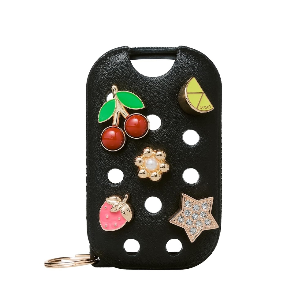 image:imageTouchland x Crocs Hand Mist Case with 5 Jibbitz Charms Pixie LavenderJet Black