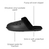 Crocs Classic Fuzz Scuff(Black)