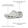 Crocs Unisex-Child Classic Graphic Clog | Casual Shoes(Atmosphere/Multi Glow Splatter)