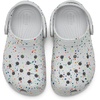 Crocs Unisex-Child Classic Graphic Clog | Casual Shoes(Atmosphere/Multi Glow Splatter)