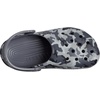 Crocs Unisex-Child Classic Graphic Clog | Casual Shoes(Black/Grey)