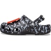 Crocs Unisex-Child Classic Graphic Clog | Casual Shoes(Black/White)