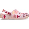 Crocs Unisex-Child Classic Graphic Clog | Casual Shoes(Pink Milk/Hearts)