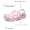 Crocs Unisex-Child Classic Graphic Clog | Casual Shoes(Pink Tweed)