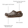 Crocs Unisex-Child Classic Graphic Clog | Casual Shoes(Sepia/Leopard)