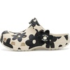 Crocs Unisex-Child Classic Graphic Clog | Casual Shoes(Summit White/Black)