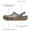 Crocs Unisex-Child Classic Graphic Clog | Casual Shoes(Wheat)