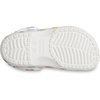 Crocs Unisex-Child Classic Graphic Clog | Casual Shoes(White/Multi)