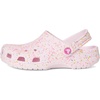 Crocs Unisex-Child Classic Watercolor Marbled Clog(Pink Milk/Multi Splatter)