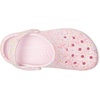 Crocs Unisex-Child Classic Watercolor Marbled Clog(Pink Milk/Multi Splatter)