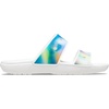 Crocs Unisex Classic Tie Dye Two-Strap Sandal, Solar Rainbow, 7 Men/9 Women