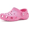 Crocs Unisex-Child Classic Graphic Clog | Casual Shoes(Pink Lemonade/Multi Splatter)