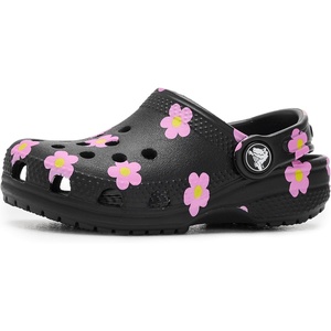 Crocs Unisex-Child Classic Graphic Clog | Casual Shoes(Black)