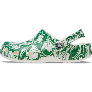 Crocs Unisex-Child Classic Graphic Clog | Casual Shoes(Green Ivy)